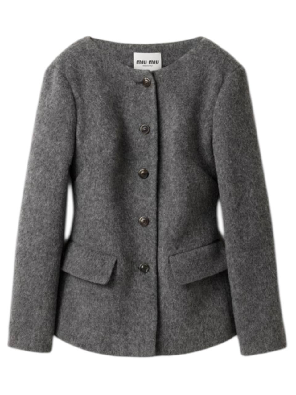 Жакет шерстяной MIU MIU